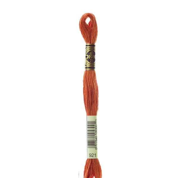 921 Tuscan Ochre - DMC Six Strand Embroidery Floss