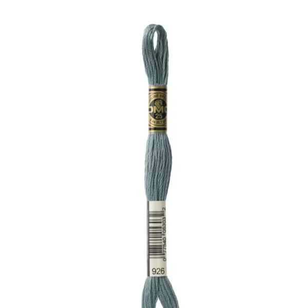 926 Grey Green - DMC Six Strand Embroidery Floss