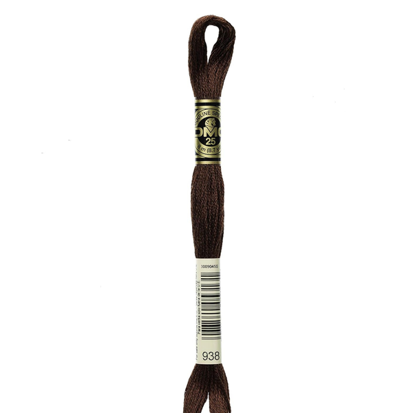 938 Clove - DMC Six Strand Embroidery Floss