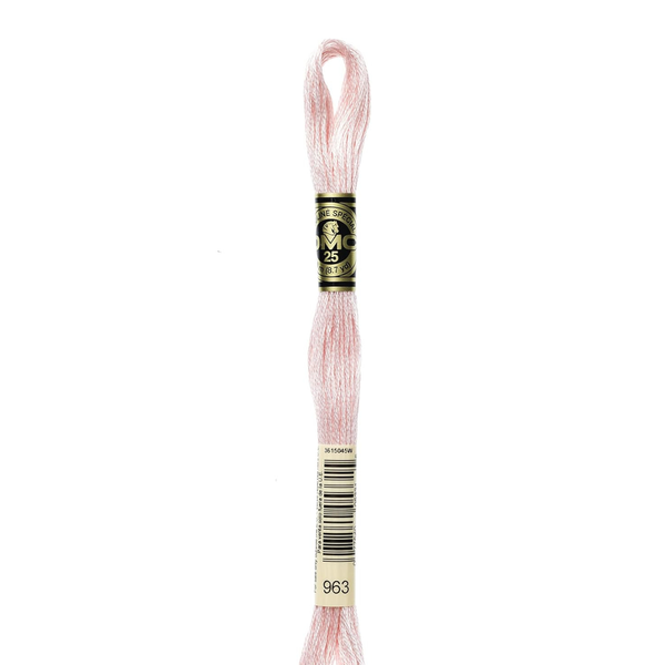 963 Candy Pink  - DMC Six Strand Embroidery Floss