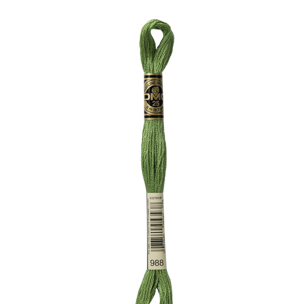 988 Verbena Stem - DMC Six Strand Embroidery Floss