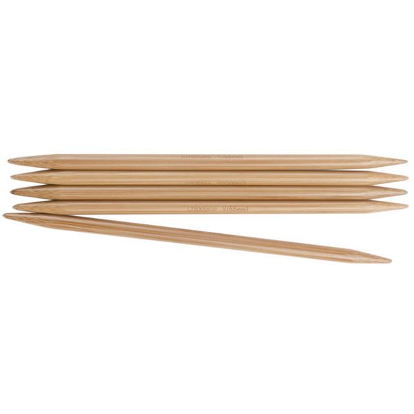 ChiaoGoo Double Point Dark Patina Knitting Needles 6" 5/Pkg