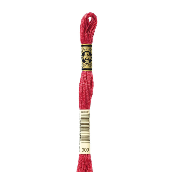 309 Crushed Raspberry  - DMC Six Strand Embroidery Floss
