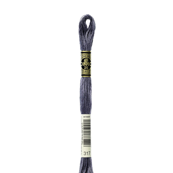 317 Steel DMC Six Strand Embroidery Floss