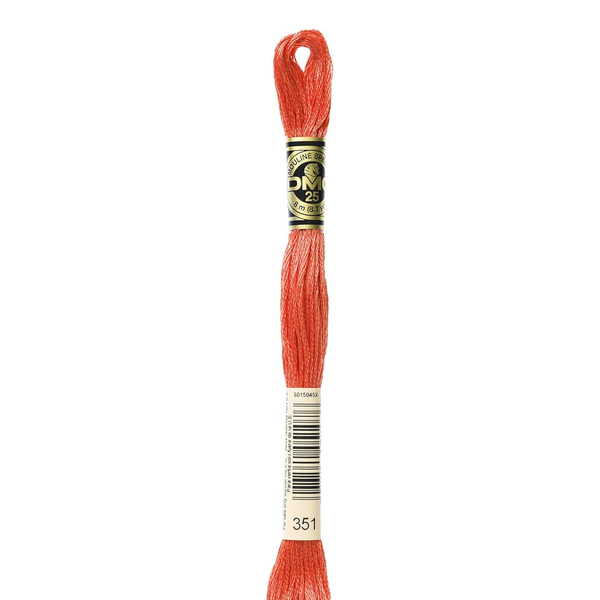 351 Coral  - DMC Six Strand Embroidery Floss