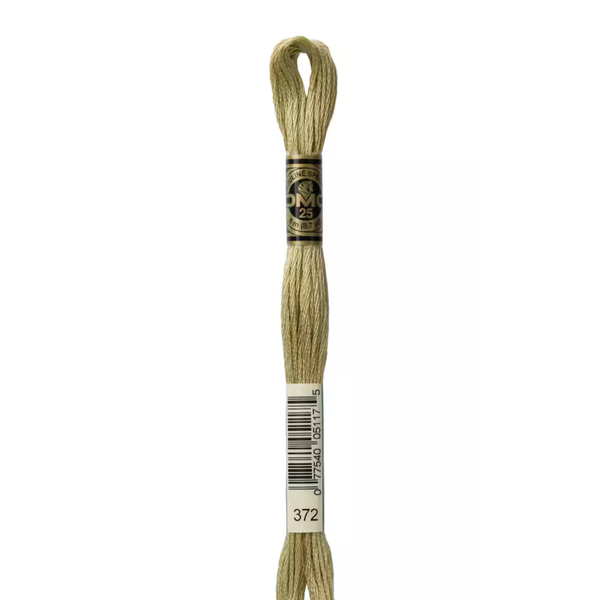 372 Cardamom Green  - DMC Six Strand Embroidery Floss