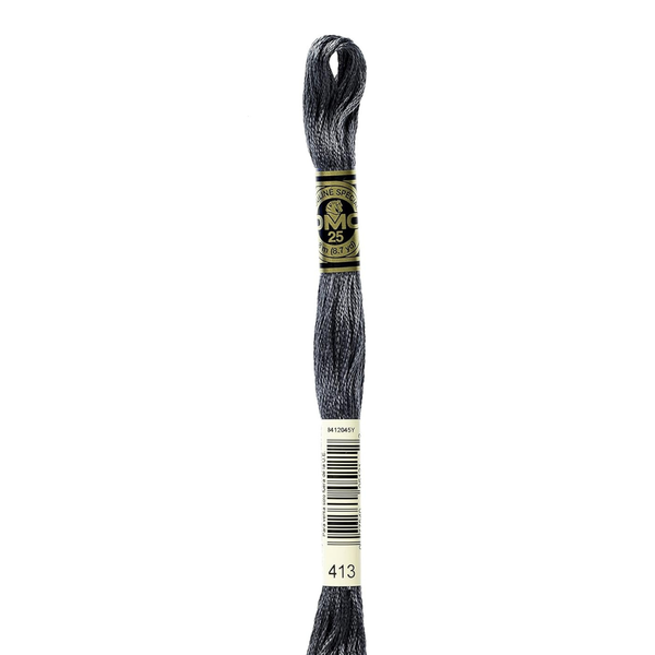 413 Iron  - DMC Six Strand Embroidery Floss