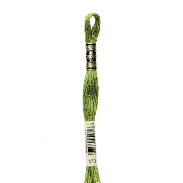 470 Olive Green  - DMC Six Strand Embroidery Floss
