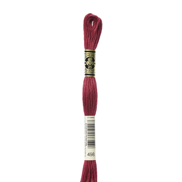 498 Red Kiss - DMC Six Strand Embroidery Floss