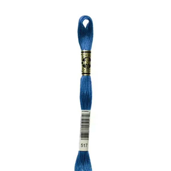 517 Nautical Blue - DMC Six Strand Embroidery Floss