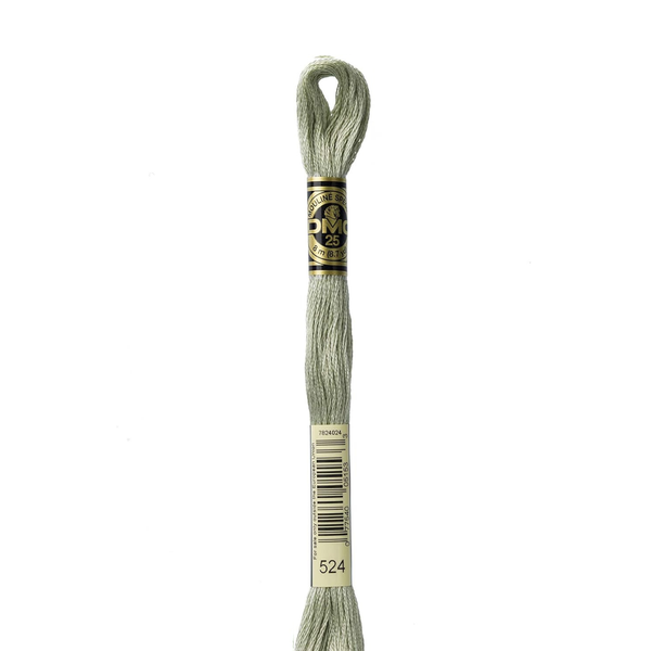 524 Pebble Green  - DMC Six Strand Embroidery Floss