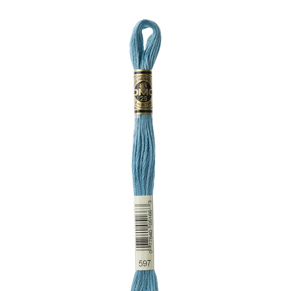 597 Pack Ice Blue - DMC Six Strand Embroidery Floss