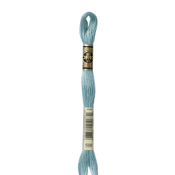 598 Pale Lagoon - DMC Six Strand Embroidery Floss