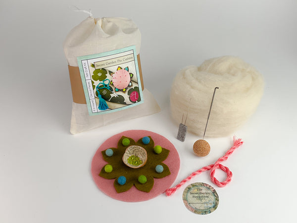 Felt Craft Kit - Secret Garden Pincushion