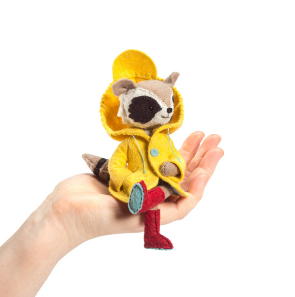 Felt Stitching Kit - Rilla Raccoon