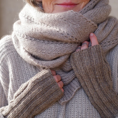 Knitting for Olive | Fern Scarf Kit