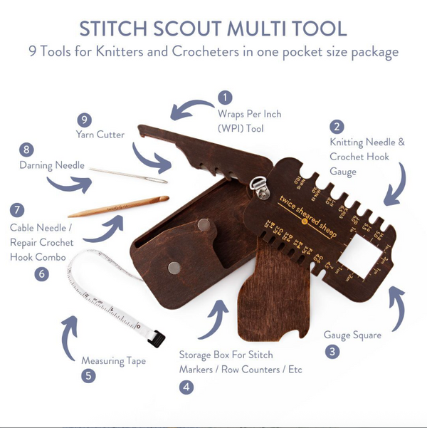 Stitch Scout - Knitting & Crochet Multi Tool