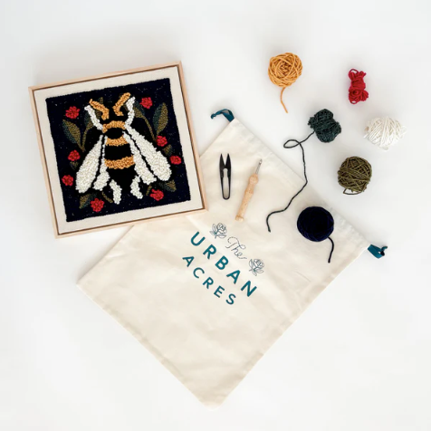 Spring Bee Punch Needle Frame Kit