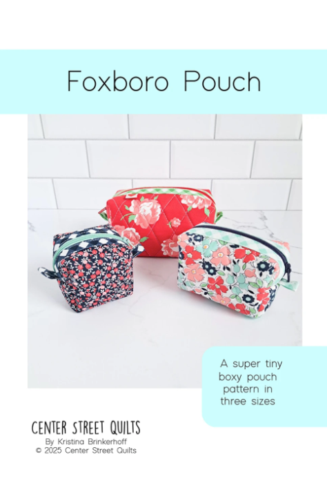 Foxboro Pouch Sewing Pattern