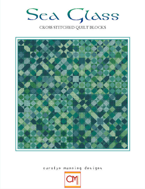 Sea Glass (Cross Stitched Quilt Blocks)