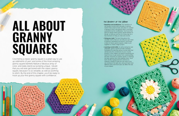 The Granny Square Crochet Bible