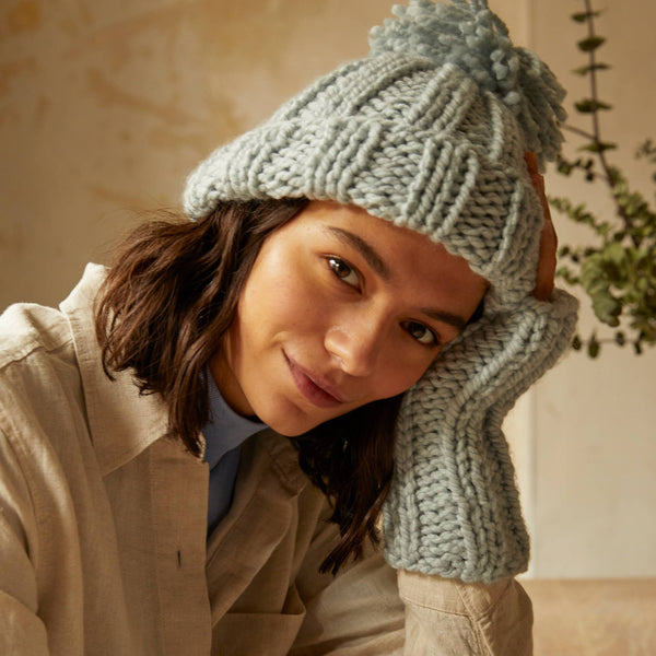 Hat & Mitts Beginner Knitting Kit