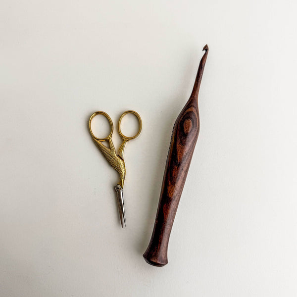 Flax & Twine Rosewood Crochet Hooks