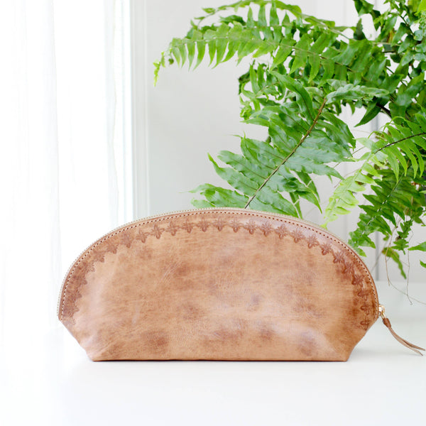 Blossom Handmade Leather Pouch