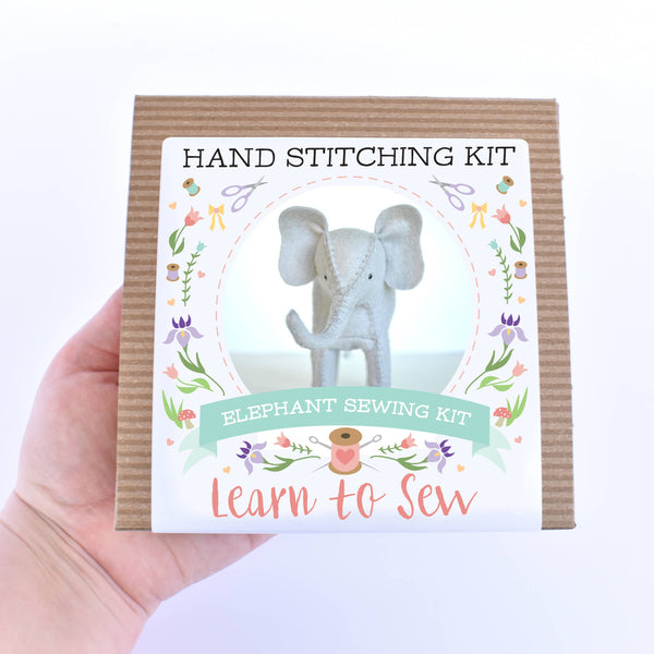 Elephant Felt Stitching Kit