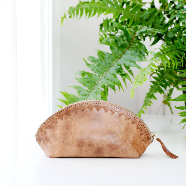 Blossom Handmade Leather Pouch