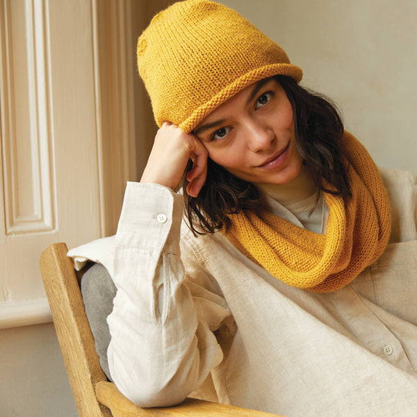 Hat & Snood Beginner Knitting Kit
