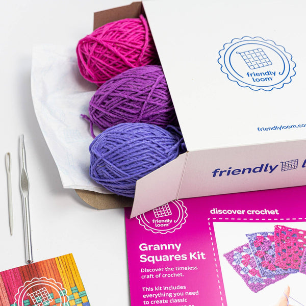 Explore Crochet: Granny Square Kit