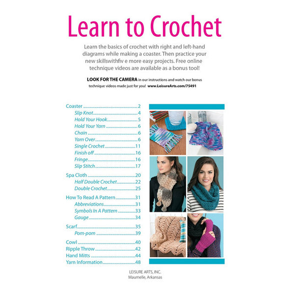 Learn to Crochet Book
